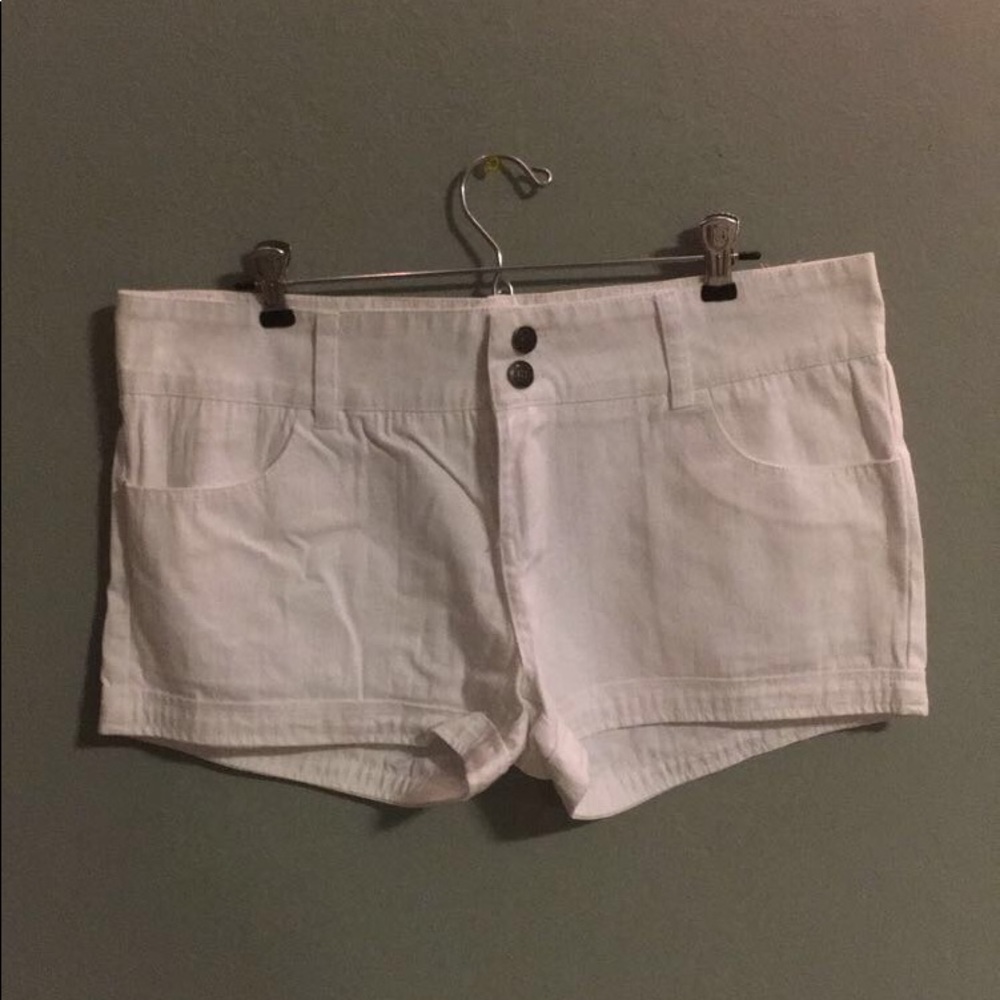 white shorts